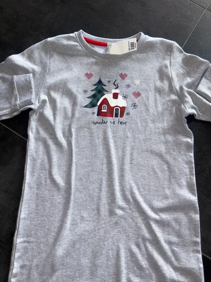 Chemise de nuit manches longues XS /S - photo numéro 2