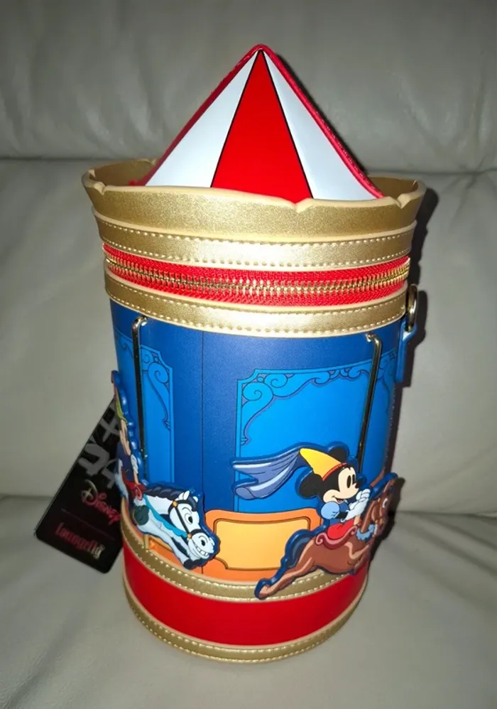 Sac bandoulière mickey taylor minnie mouse carrousel
loungefly disney - photo numéro 7