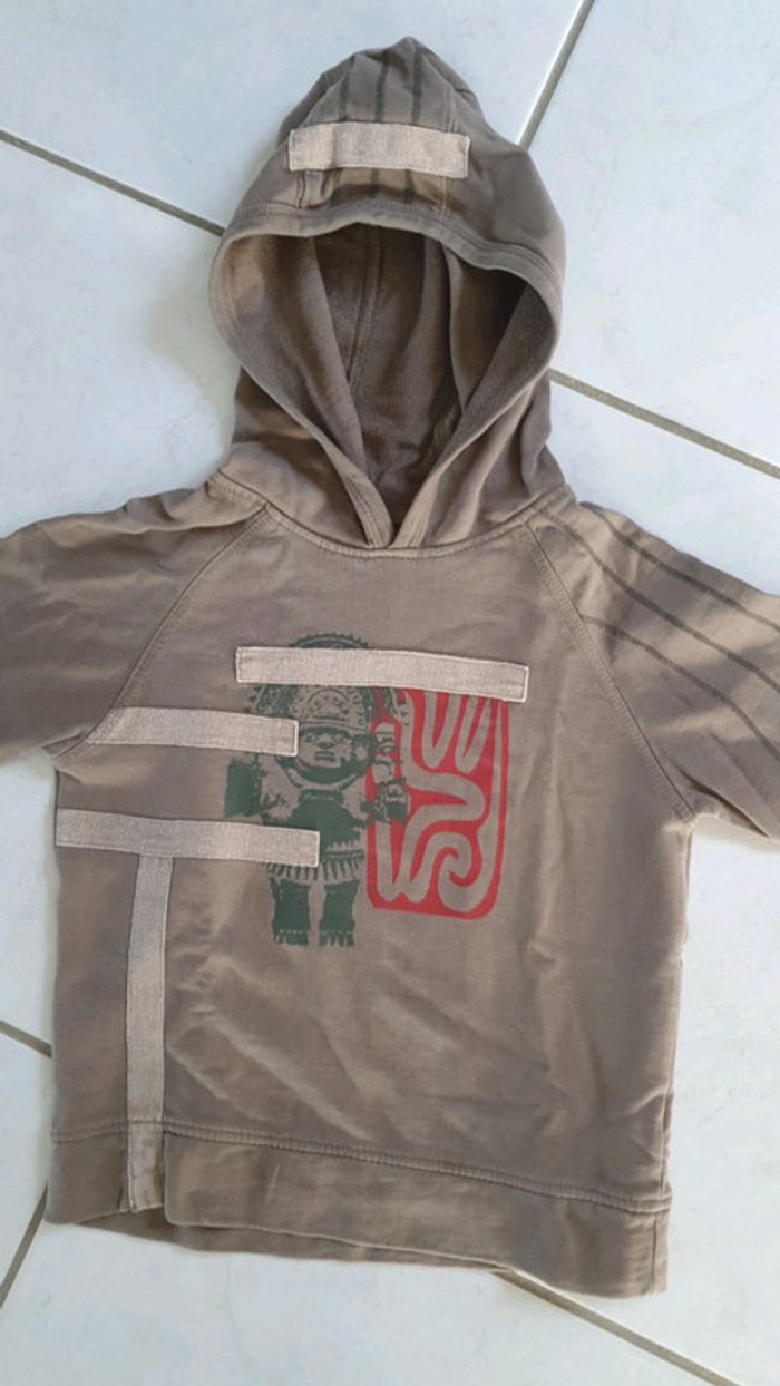 Sweat à capuche garçon TAO 5 ans CH3 - photo numéro 3