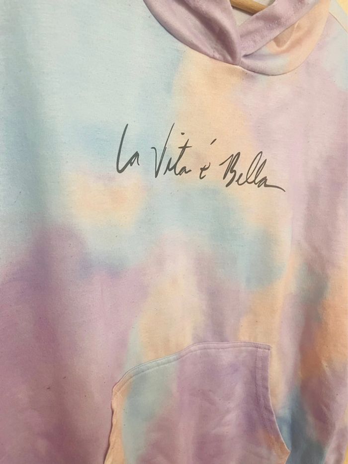 Sweat tie and dye “La Vita è Bella” SHEIN - Taille L - photo numéro 5