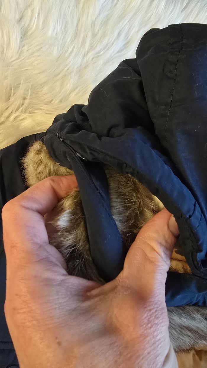 NEUF (NON PORTÉ) 🏷👌👌🤩😍💙💥superbe parka chaud /déperlant 12 mois garçon(fourrure amovible)💙😍🤩👌 - photo numéro 9