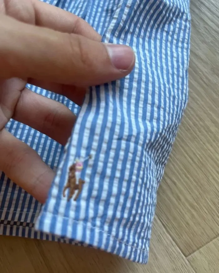 Robe Ralph Lauren Bleu Blanc 4ans - photo numéro 2