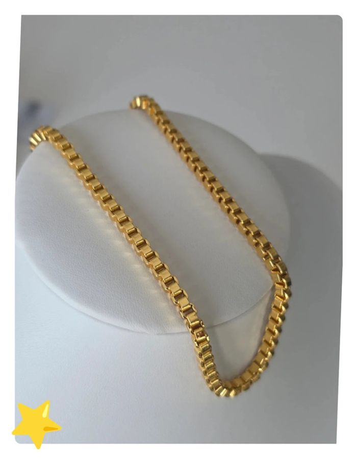 Collier maille vénitienne 50cm 4mm 18k - photo numéro 5
