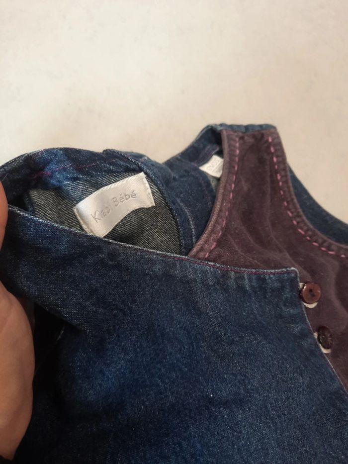 Robe bien color matière 12mois - photo numéro 3