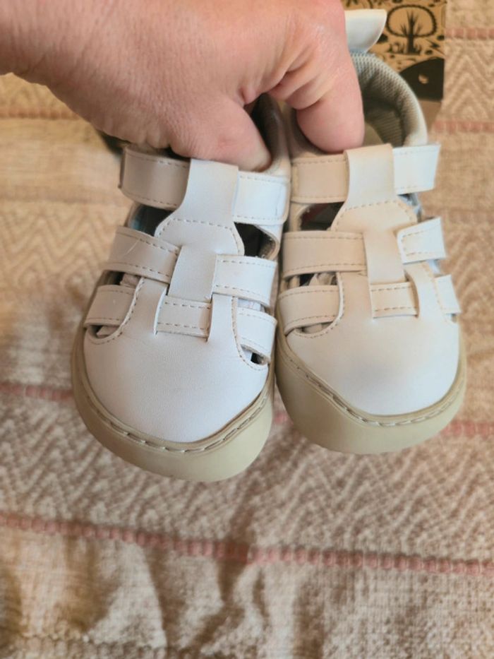 Sandales Irta Rocker blanches Zapato Feroz 24 ppn barefoot - photo numéro 2