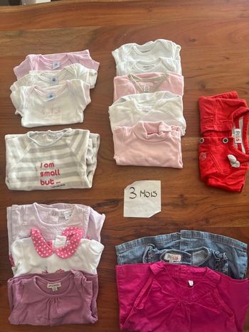 Lots bébé fille 3 mois