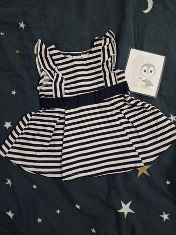 Robe a rayures _ 1 mois