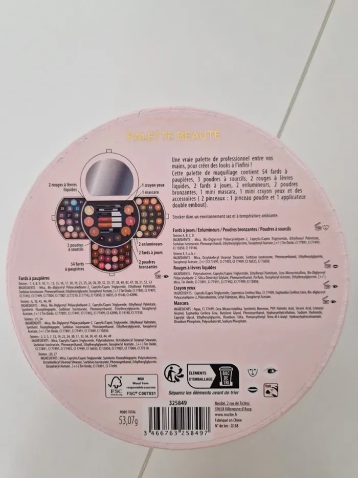 Palette de beauté Nocibé - photo numéro 8