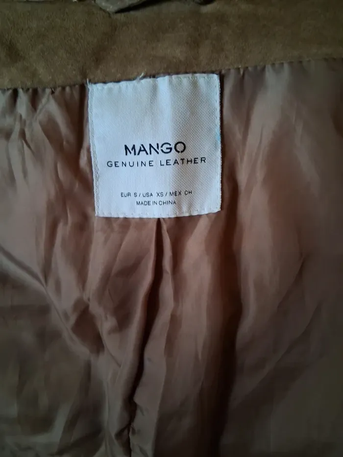 Perfecto en cuir Mango taille S - photo numéro 6