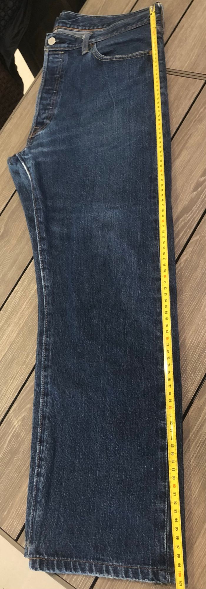 Jean 501 »Levi’s »bleu marine - photo numéro 10