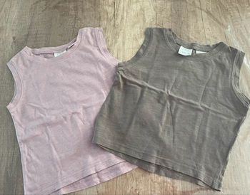 T shirts sans manches Zara  lot de 2