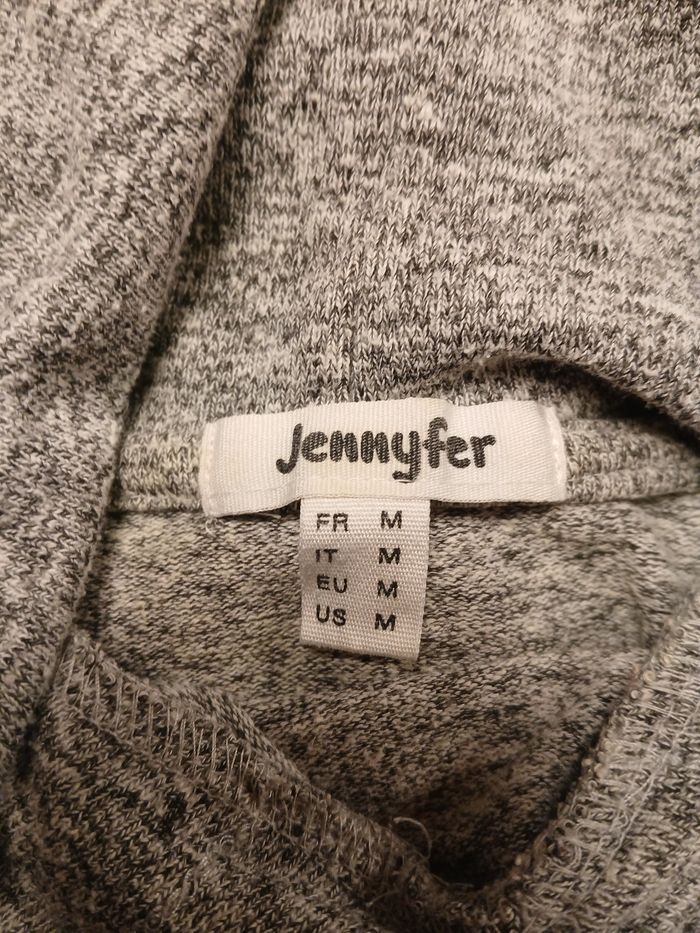 Pull à capuche gris Jennyfer - photo numéro 3