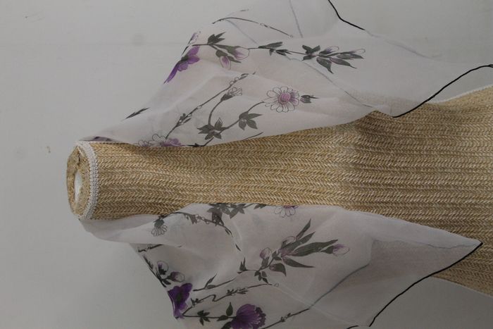 Foulard carré transparent - Blanc et multicolore - photo numéro 2