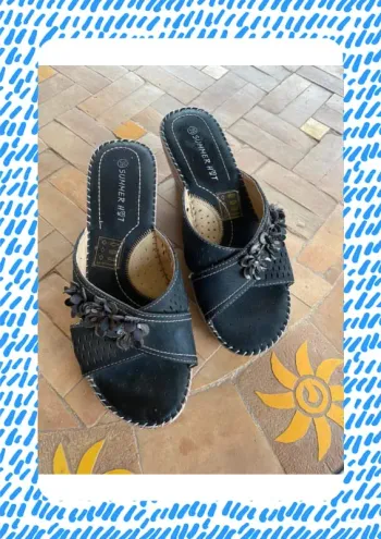 Mules noires 39