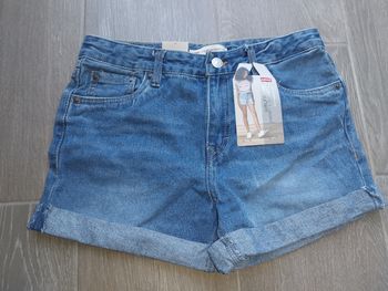Short jeans fille levis 