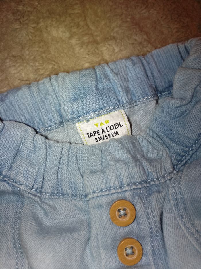 Short  en jean souple - photo numéro 4