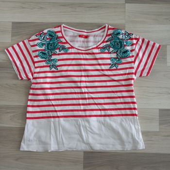 T-shirt femme imprimé Tissaia taille 38