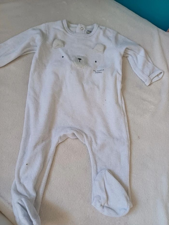 Lot 6 pyjamas en velours 9 mois Kiabi - photo numéro 6
