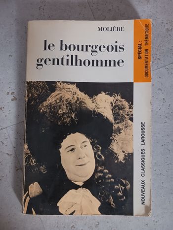 livre Le bourgeois gentilhomme Molière