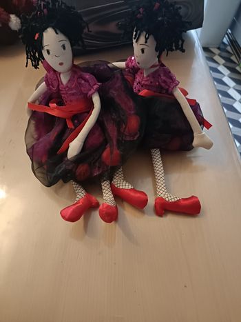Lot de 2 poupées en chiffon scarlett by Sephora