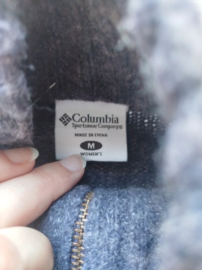 Polaire violette avec fleurs brodées | Columbia | M - photo numéro 3