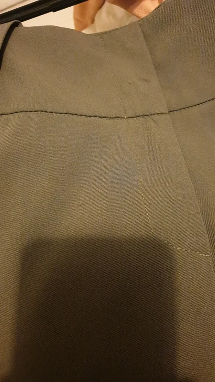 Pantalon fluide vert kaki - photo numéro 4