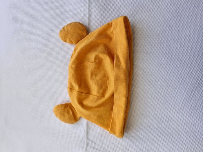 Bonnet Winnie l’Ourson à oreilles 12/24 mois 86/92 cm Disney Baby Jaune moutarde Orange - photo numéro 4