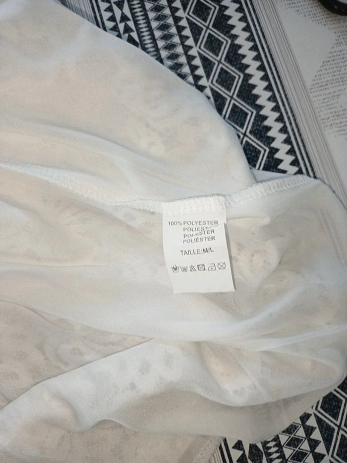 Blouse blanc bohème - photo numéro 6