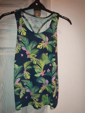 Débardeur motif tropicaux