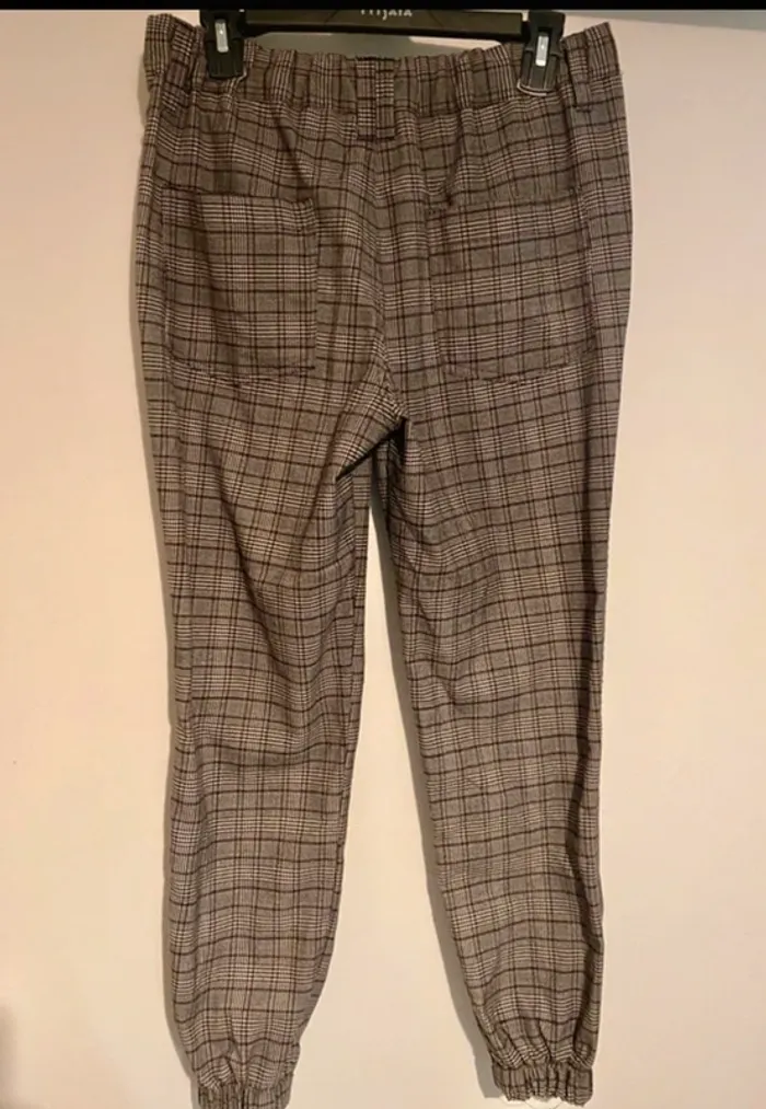 Pantalon tailleur décontracté à carreaux - T36 - photo numéro 7