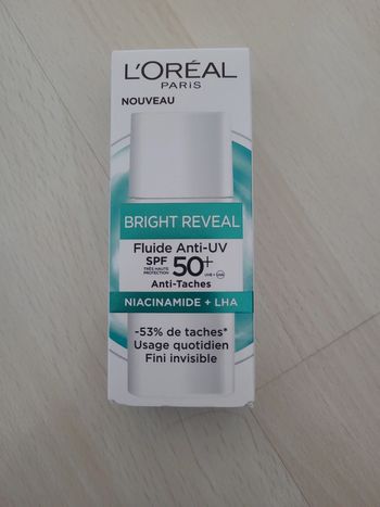 fluide anti uv Brighr Reveal l Oreal neuf