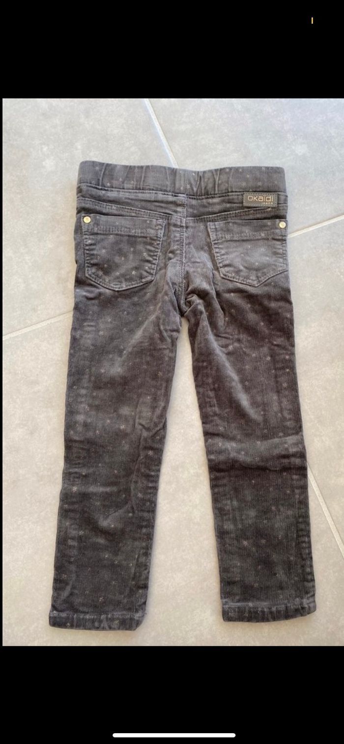 Jean velours Okaïdi 24 mois - photo numéro 9