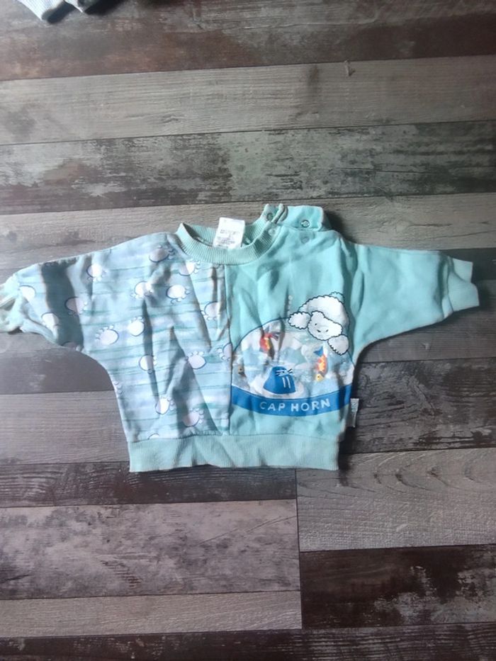 Pull 3 mois vintage mixte