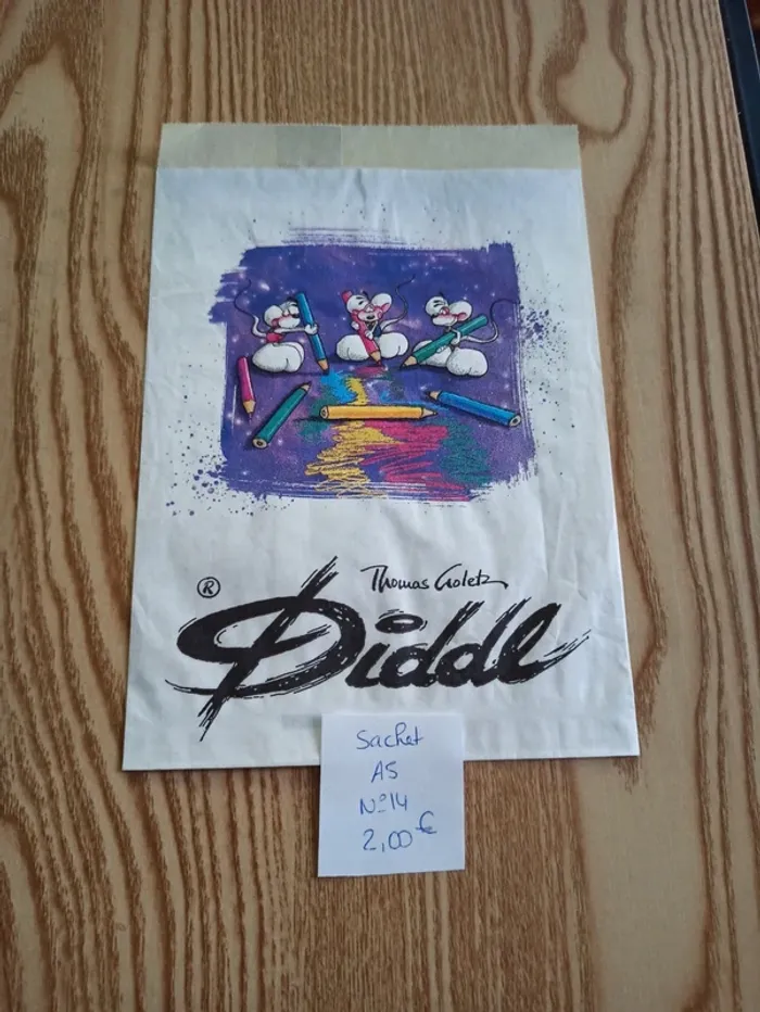 Sachet en papier A5 Diddl 14 2,00€