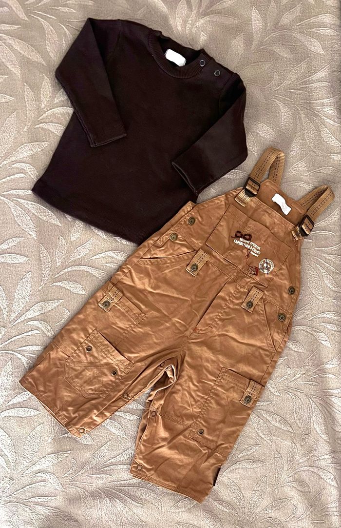 Ensemble salopette et haut Berlingot