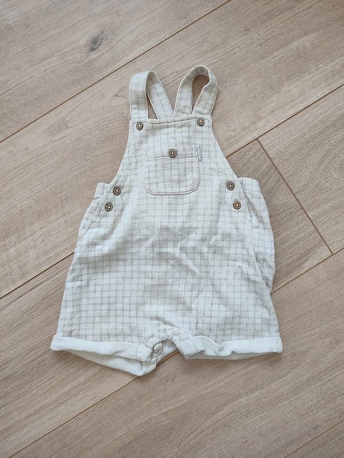 Salopette a carreaux 18 mois