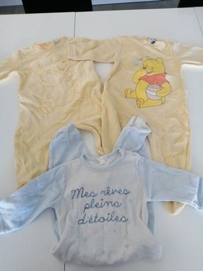 Lot pyjamas velours
