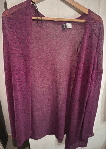 Cardigan bordeaux H&M / Veste légère H&M