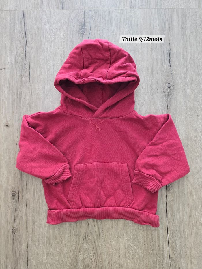 Sweat rouge - Taille 9/12mois - Primark