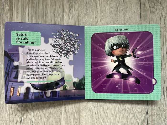 Livre puzzle Pyjamasques – Héros et puzzles intégrés 🦸‍♂️📚 - photo numéro 5