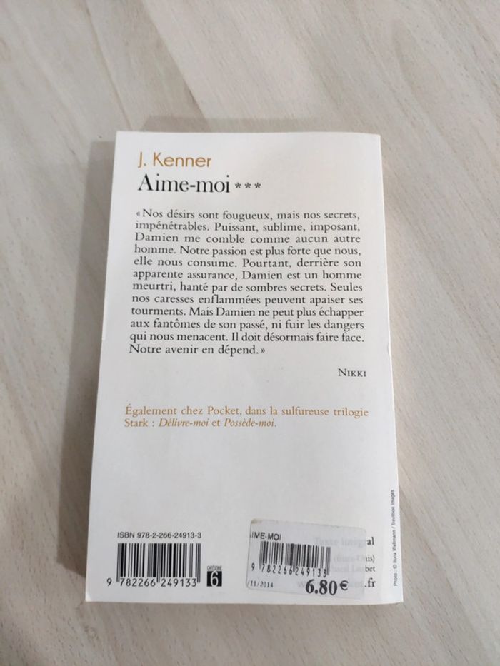 Livre poche trilogie Stark tome 3 aime moi Kenner - photo numéro 6