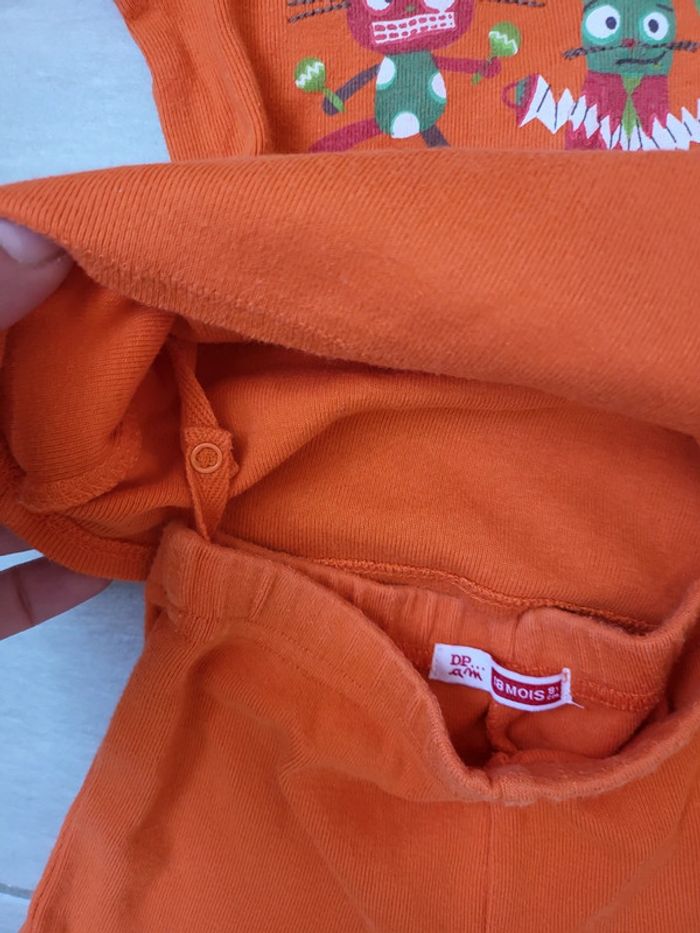 Pyjama short avec attaché par pression 18 mois - photo numéro 5