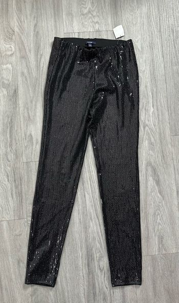 Legging pailleté sequins noir et argenté Kiabi TS 34/36