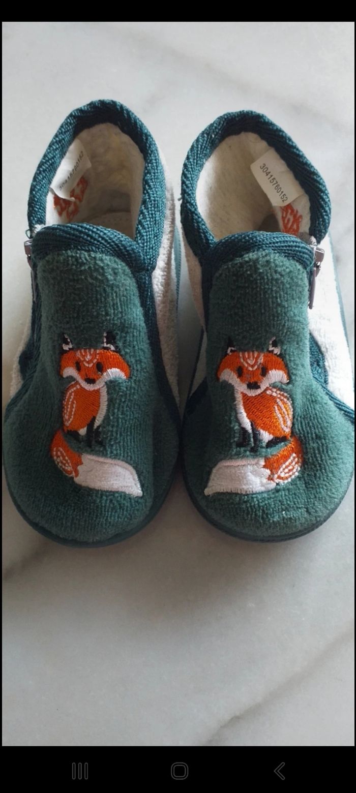 Chaussons Renard/ Gémo