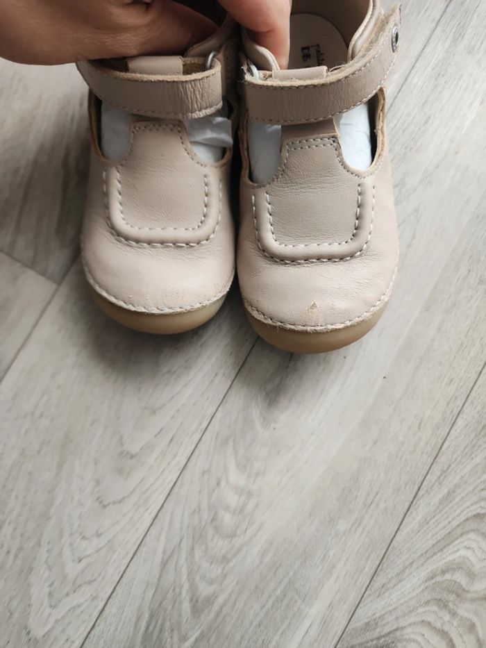 Chaussures kickers Salomé beige 25 - photo numéro 3