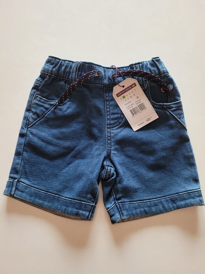Bermuda jean 3 ans