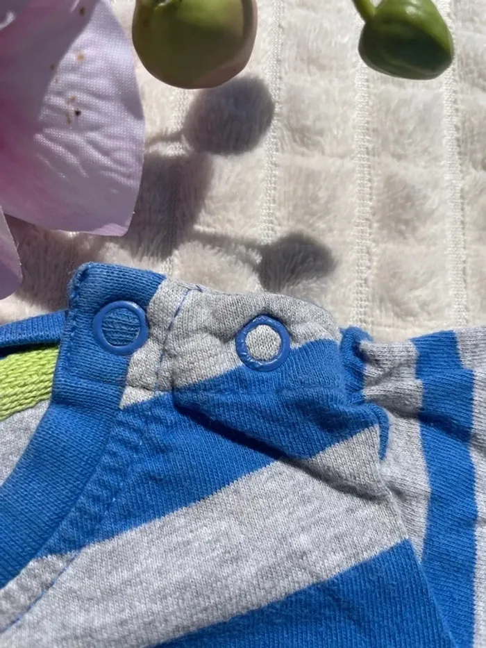 T-shirt imprimé - manches longues - 6 mois - Tissaia - photo numéro 4