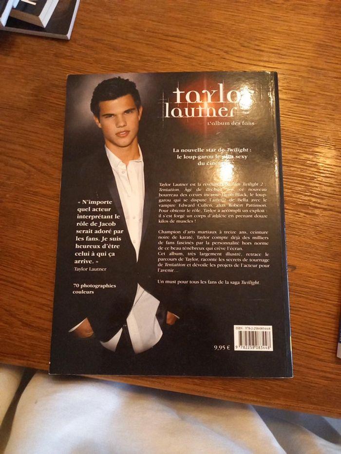 Livre Taylor Lautner - photo numéro 2