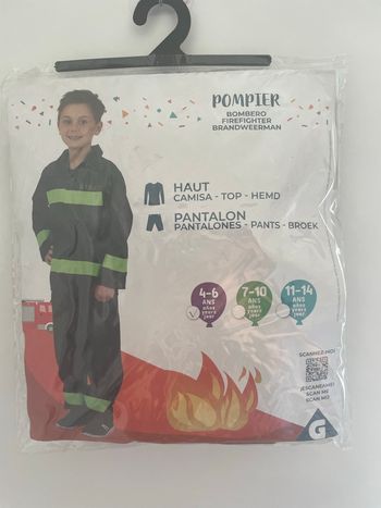 Deguisement pompier