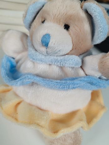 Peluche boule Ours Baby Nat